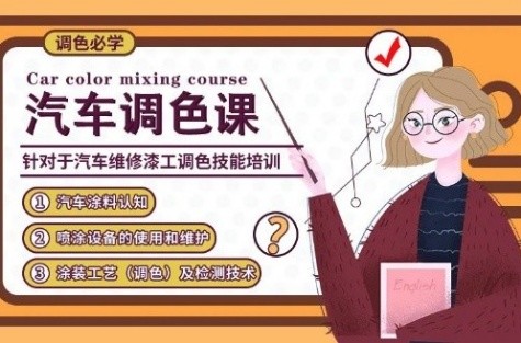 校企携手合作丨顺德中专 x ag8旗舰厅化工 “汽车调色班” 即将开班！